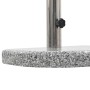 Base de sombrilla de granito semicircular gris 10 kg de vidaXL, Bases para sombrillas - Ref: Foro24-45069, Precio: 63,77 €, D...
