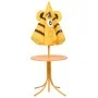 Mesa y sillas de jardín infantil 3 pzas con sombrilla amarillo de vidaXL, Conjuntos de jardín - Ref: Foro24-48100, Precio: 66...