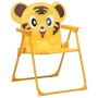 Mesa y sillas de jardín infantil 3 pzas con sombrilla amarillo de vidaXL, Conjuntos de jardín - Ref: Foro24-48100, Precio: 67...