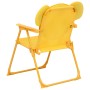 Mesa y sillas de jardín infantil 3 pzas con sombrilla amarillo de vidaXL, Conjuntos de jardín - Ref: Foro24-48100, Precio: 67...