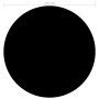 Cubierta de piscina PE negra 210 cm de vidaXL, Cubiertas para piscina - Ref: Foro24-92152, Precio: 22,30 €, Descuento: %