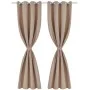 Cortina opaca con ojales de metal crema 270x245 cm de vidaXL, Cortinas y visillos - Ref: Foro24-132205, Precio: 28,92 €, Desc...