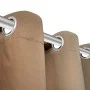 Cortina opaca con ojales de metal crema 270x245 cm de vidaXL, Cortinas y visillos - Ref: Foro24-132205, Precio: 28,92 €, Desc...