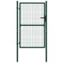 Green steel fence gate 100x125 cm by vidaXL, garden gates - Ref: Foro24-145733, Price: 140,70 €, Discount: %