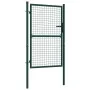 Green steel fence gate 100x125 cm by vidaXL, garden gates - Ref: Foro24-145733, Price: 140,70 €, Discount: %