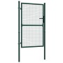 Puerta de valla de acero verde 100x125 cm de vidaXL, Puertas de jardín - Ref: Foro24-145733, Precio: 142,50 €, Descuento: %