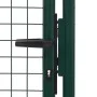 Green steel fence gate 100x125 cm by vidaXL, garden gates - Ref: Foro24-145733, Price: 140,70 €, Discount: %
