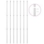 Valla tela metálica y postes acero galvanizado plata 15x1,5 m de vidaXL, Paneles de vallas - Ref: Foro24-145752, Precio: 192,...