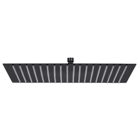 Cabezal ducha efecto lluvia acero inox cuadrado 50x50 cm negro de vidaXL, Cabezales de ducha - Ref: Foro24-147699, Precio: 95...