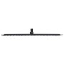 Cabezal ducha efecto lluvia acero inox cuadrado 50x50 cm negro de vidaXL, Cabezales de ducha - Ref: Foro24-147699, Precio: 95...