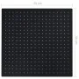 Cabezal ducha efecto lluvia acero inox cuadrado 50x50 cm negro de vidaXL, Cabezales de ducha - Ref: Foro24-147699, Precio: 10...