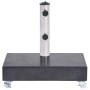 Base de sombrilla granito negra 45x25x8 cm de vidaXL, Bases para sombrillas - Ref: Foro24-313667, Precio: 98,01 €, Descuento: %