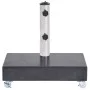Base de sombrilla granito negra 45x25x8 cm de vidaXL, Bases para sombrillas - Ref: Foro24-313667, Precio: 96,15 €, Descuento: %