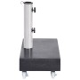 Base de sombrilla granito negra 45x25x8 cm de vidaXL, Bases para sombrillas - Ref: Foro24-313667, Precio: 98,01 €, Descuento: %