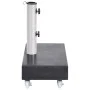 Base de sombrilla granito negra 45x25x8 cm de vidaXL, Bases para sombrillas - Ref: Foro24-313667, Precio: 96,15 €, Descuento: %