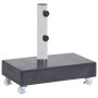 Base de sombrilla granito negra 45x25x8 cm de vidaXL, Bases para sombrillas - Ref: Foro24-313667, Precio: 98,01 €, Descuento: %