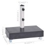 Base de sombrilla granito negra 45x25x8 cm de vidaXL, Bases para sombrillas - Ref: Foro24-313667, Precio: 98,01 €, Descuento: %