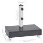 Base de sombrilla granito negra 45x25x8 cm de vidaXL, Bases para sombrillas - Ref: Foro24-313667, Precio: 96,15 €, Descuento: %