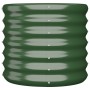 Jardinera de acero con recubrimiento en polvo verde 40x40x36 cm de vidaXL, Maceteros y jardineras - Ref: Foro24-318843, Preci...