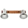 Lámpara de pared industrial plateado 45x25 cm E27 de vidaXL, Lámparas - Ref: Foro24-320503, Precio: 54,78 €, Descuento: %