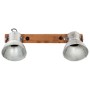 Lámpara de pared industrial plateado 45x25 cm E27 de vidaXL, Lámparas - Ref: Foro24-320503, Precio: 55,65 €, Descuento: %