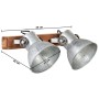 Lámpara de pared industrial plateado 45x25 cm E27 de vidaXL, Lámparas - Ref: Foro24-320503, Precio: 55,65 €, Descuento: %