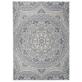 Alfombra de exterior de tejido plano rayas azules 200x280 cm de vidaXL, Alfombras - Ref: Foro24-340833, Precio: 99,32 €, Desc...