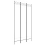 Biombo divisor de 3 paneles de tela blanco 120x220 cm de vidaXL, Divisores de ambientes - Ref: Foro24-350162, Precio: 39,36 €...
