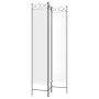 3-teiliger Stoff-Raumteiler weiß 120x220 cm von vidaXL, Raumteiler - Ref: Foro24-350162, Preis: 38,59 €, Rabatt: %