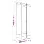 3-teiliger Stoff-Raumteiler weiß 120x220 cm von vidaXL, Raumteiler - Ref: Foro24-350162, Preis: 38,59 €, Rabatt: %