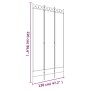Biombo divisor de 3 paneles de tela blanco 120x220 cm de vidaXL, Divisores de ambientes - Ref: Foro24-350162, Precio: 39,36 €...