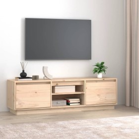 Mueble de TV de madera maciza de pino 140x35x40 cm de vidaXL, Muebles TV - Ref: Foro24-814314, Precio: 93,01 €, Descuento: %