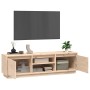 Mueble de TV de madera maciza de pino 140x35x40 cm de vidaXL, Muebles TV - Ref: Foro24-814314, Precio: 93,01 €, Descuento: %
