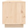 Mueble de TV de madera maciza de pino 140x35x40 cm de vidaXL, Muebles TV - Ref: Foro24-814314, Precio: 93,01 €, Descuento: %