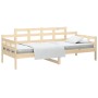 Sofá cama madera maciza de pino 80x200 cm de vidaXL, Camas y somieres - Ref: Foro24-820332, Precio: 95,15 €, Descuento: %