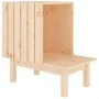 Casa para gatos de madera maciza de pino 60x36x60 cm de vidaXL, Mobiliario para gatos - Ref: Foro24-822452, Precio: 49,99 €, ...