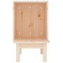 Casa para gatos de madera maciza de pino 60x36x60 cm de vidaXL, Mobiliario para gatos - Ref: Foro24-822452, Precio: 50,52 €, ...
