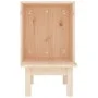 Casa para gatos de madera maciza de pino 60x36x60 cm de vidaXL, Mobiliario para gatos - Ref: Foro24-822452, Precio: 49,99 €, ...