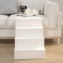Escalera para mascotas madera maciza de pino blanco 40x49x47 cm de vidaXL, Escalones y rampas para mascotas - Ref: Foro24-822...