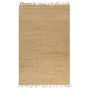 Alfombra de yute tejida a mano 120x180 cm natural de vidaXL, Alfombras - Ref: Foro24-133217, Precio: 72,14 €, Descuento: %