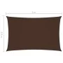 Toldo de vela rectangular tela Oxford marrón 2,5x5 m de vidaXL, Sombrillas - Ref: Foro24-135814, Precio: 45,22 €, Descuento: %