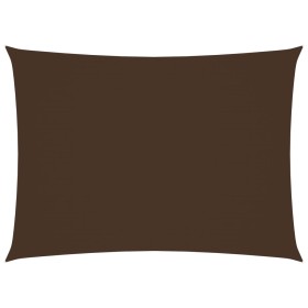 Toldo de vela rectangular tela Oxford marrón 4x5 m de vidaXL, Sombrillas - Ref: Foro24-135821, Precio: 66,25 €, Descuento: %
