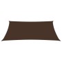 Toldo de vela rectangular tela Oxford marrón 4x5 m de vidaXL, Sombrillas - Ref: Foro24-135821, Precio: 66,25 €, Descuento: %