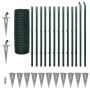 Euro Valla de acero verde 25x1,2 m de vidaXL, Paneles de vallas - Ref: Foro24-142389, Precio: 299,20 €, Descuento: %