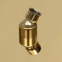 Cabezal de ducha redondo efecto lluvia acero inox dorado 20 cm de vidaXL, Cabezales de ducha - Ref: Foro24-147703, Precio: 27...