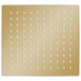Cabezal ducha efecto lluvia acero inox cuadrado dorado 20x20 cm de vidaXL, Cabezales de ducha - Ref: Foro24-147708, Precio: 1...