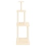 Rascador para gatos con postes de sisal color crema 149 cm de vidaXL, Mobiliario para gatos - Ref: Foro24-171741, Precio: 45,...