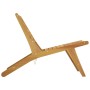 Silla de jardín con reposapiés de madera maciza de teca de vidaXL, Sillas de jardín - Ref: Foro24-319154, Precio: 267,37 €, D...