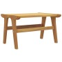Silla de jardín con reposapiés de madera maciza de teca de vidaXL, Sillas de jardín - Ref: Foro24-319154, Precio: 267,37 €, D...