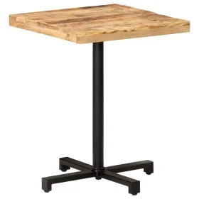 Quadratischer Bistrotisch raues Mangoholz 60x60x75 cm von vidaXL, Küchen- und Esstische - Ref: Foro24-320264, Preis: 111,32 €...